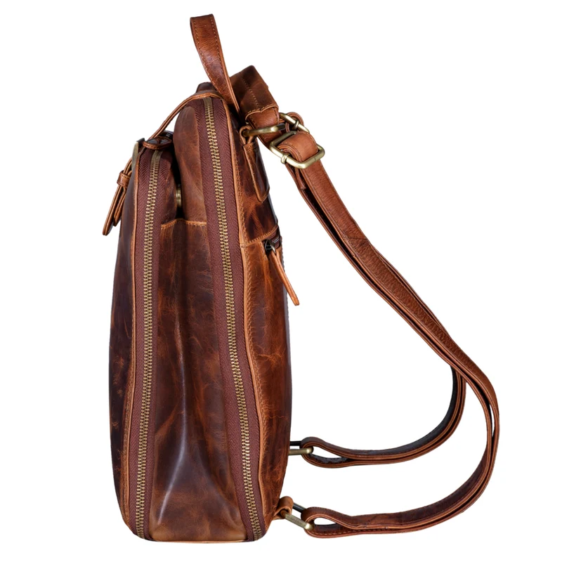 "Vienna" Rucksack Tasche aus Leder