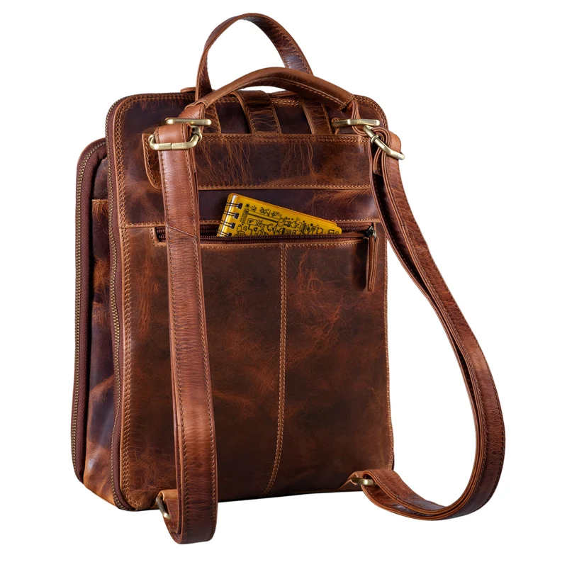 "Vienna" Rucksack Tasche aus Leder