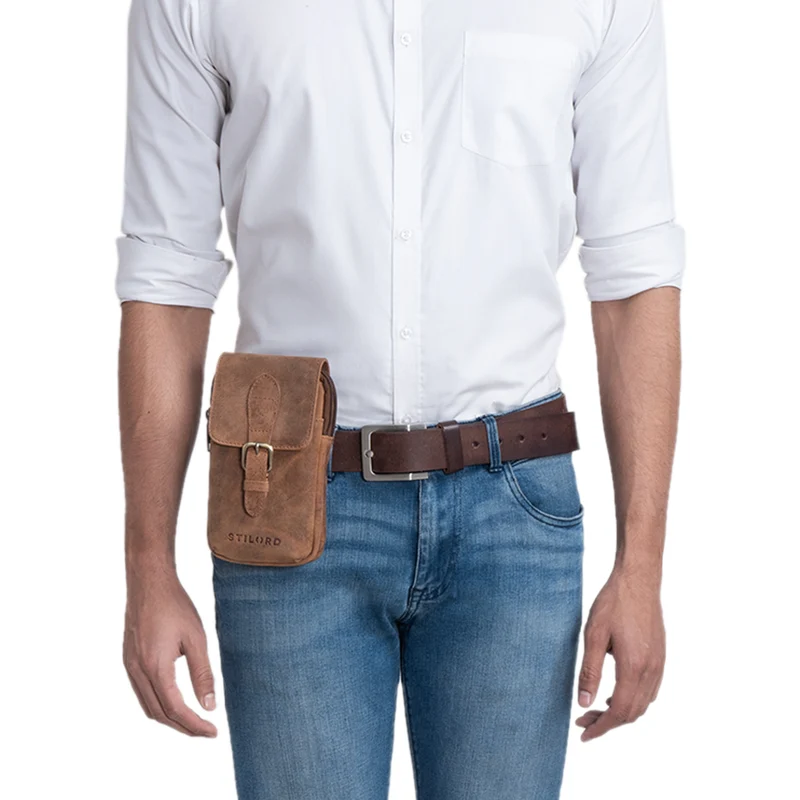 "Harper" Handy Gürteltasche Leder