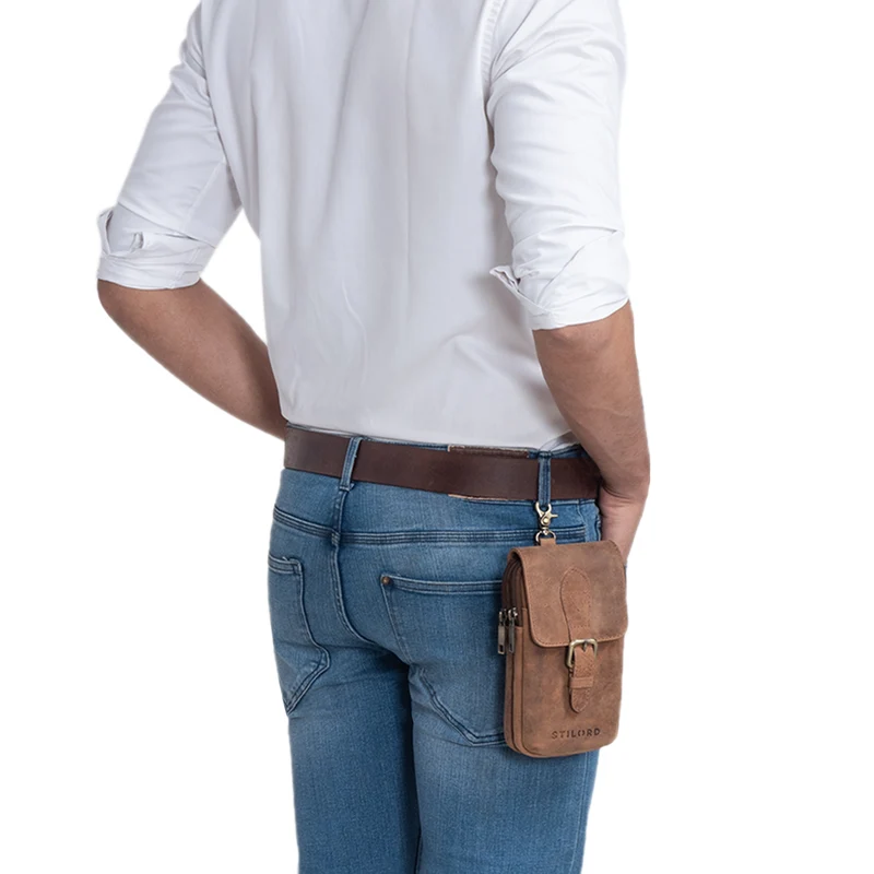 "Harper" Handy Gürteltasche Leder