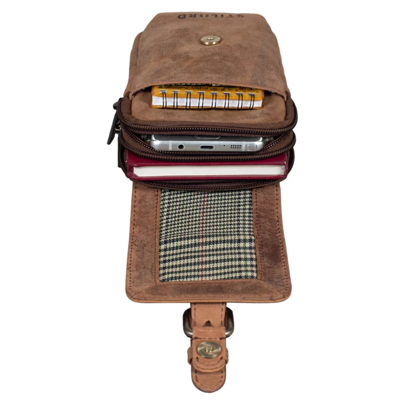 "Harper" Handy Gürteltasche Leder