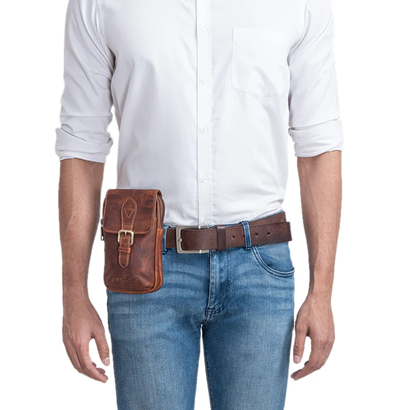 "Harper" Handy Gürteltasche Leder