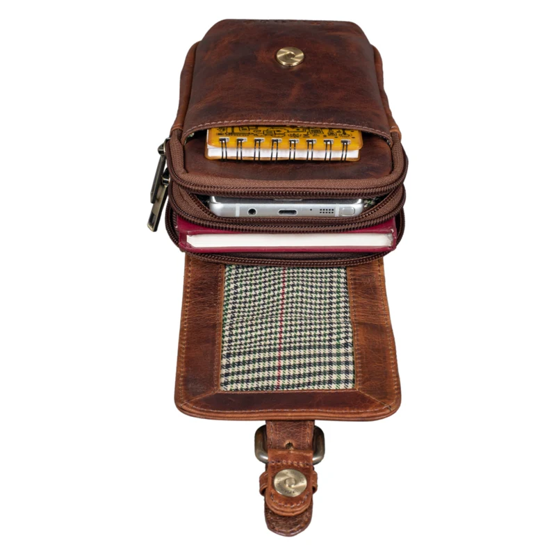 "Harper" Handy Gürteltasche Leder