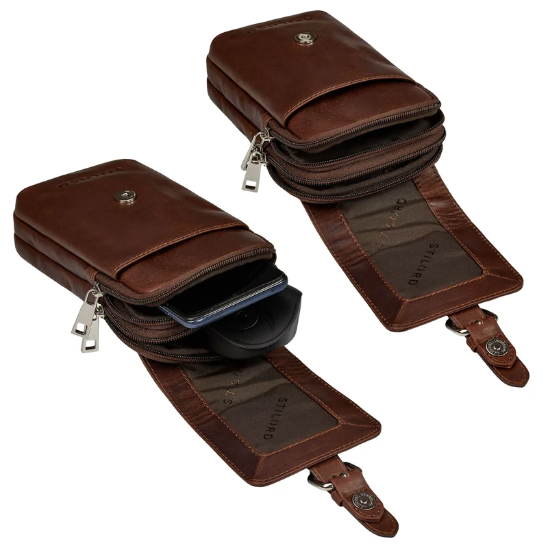 "Harper" Handy Gürteltasche Leder
