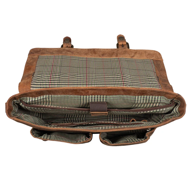 "Owen" Laptop Aktentasche Leder