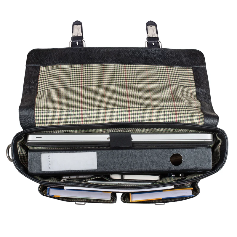 "Owen" Laptop Aktentasche Leder