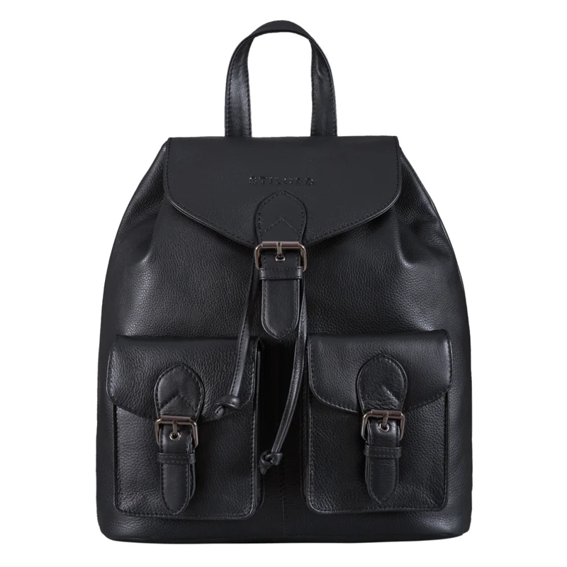 "Ezra" Vintage Tagesrucksack Leder mit 13,3 Zoll Laptop-Fach