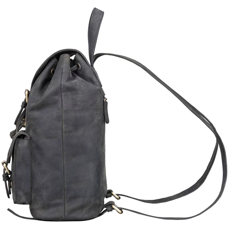 "Ezra" Vintage Tagesrucksack Leder mit 13,3 Zoll Laptop-Fach