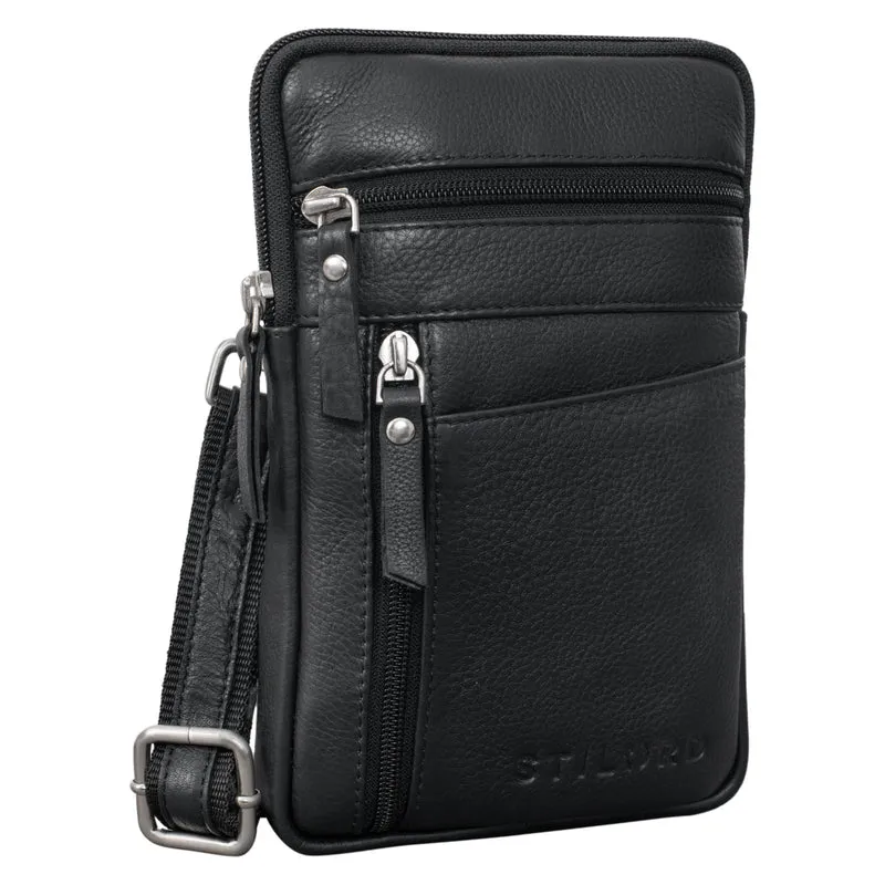 "Brooks" Leder Brustbeutel Gürteltasche