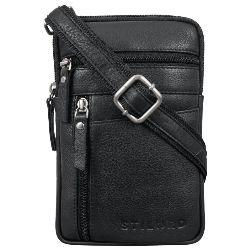 "Brooks" Leder Brustbeutel Gürteltasche