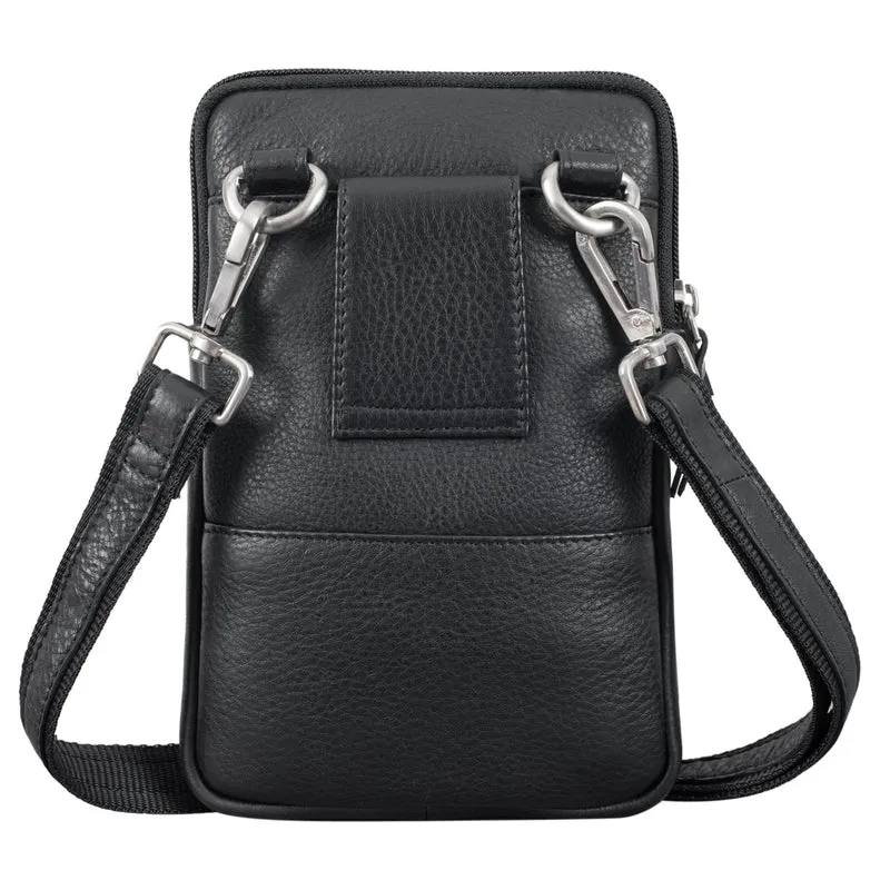 "Brooks" Leder Brustbeutel Gürteltasche