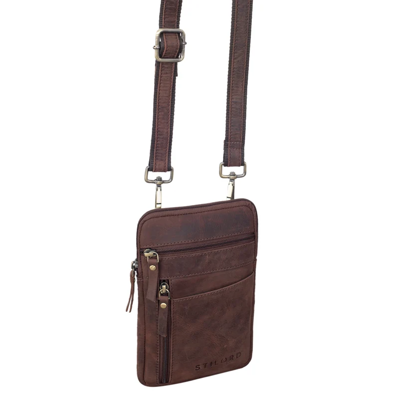 "Brooks" Leder Brustbeutel Gürteltasche