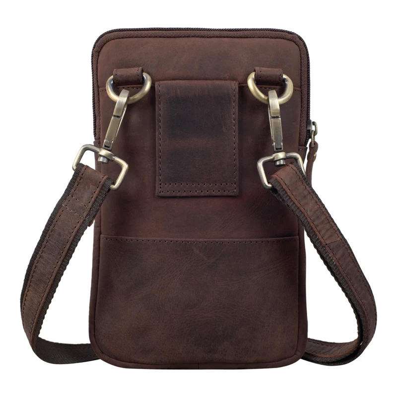 "Brooks" Leder Brustbeutel Gürteltasche