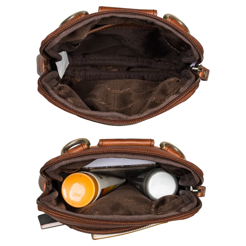 "Brooks" Leder Brustbeutel Gürteltasche