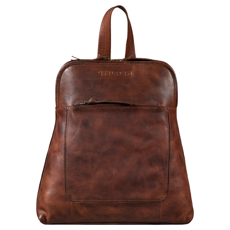 "Cathy" Frauen Rucksack Elegant Leder