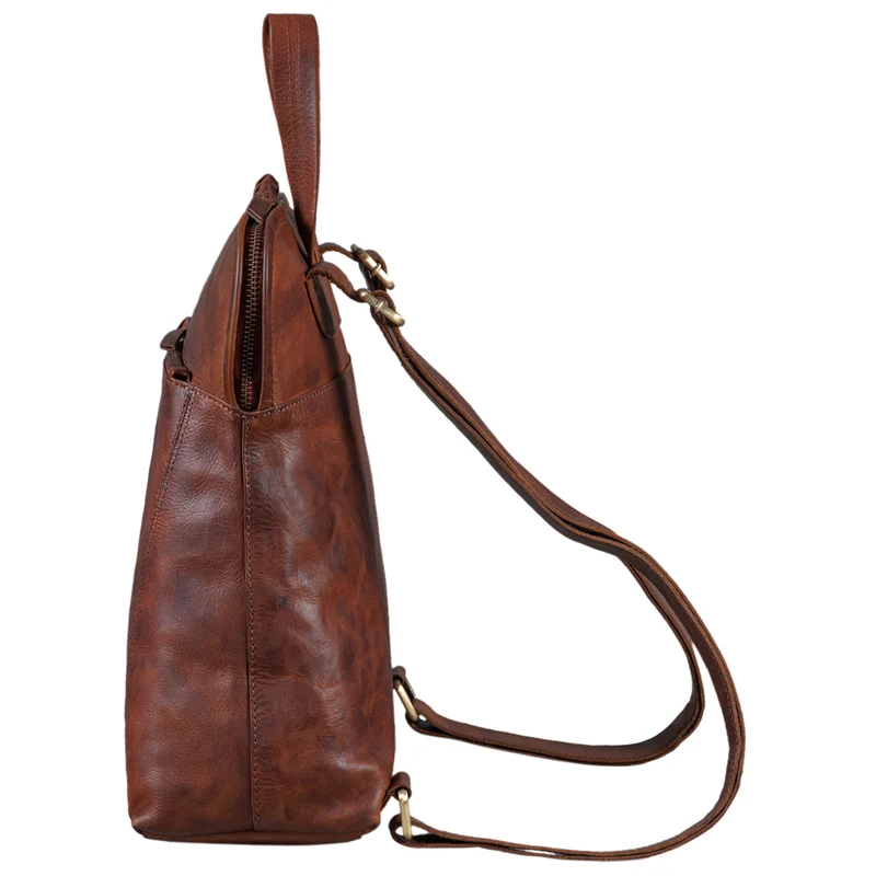 "Cathy" Frauen Rucksack Elegant Leder
