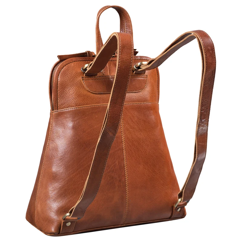 "Cathy" Frauen Rucksack Elegant Leder