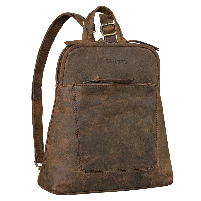 "Cathy" Frauen Rucksack Elegant Leder