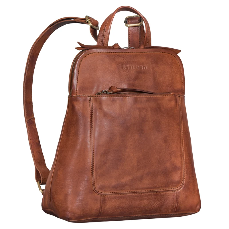 "Cathy" Frauen Rucksack Elegant Leder