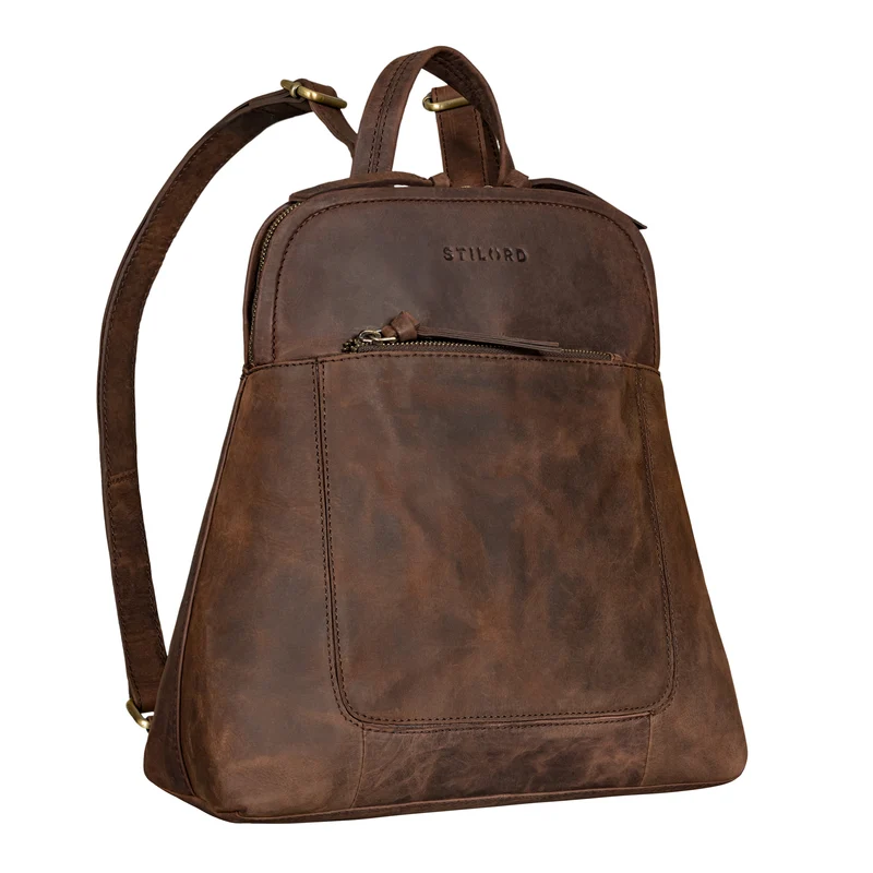 "Cathy" Frauen Rucksack Elegant Leder