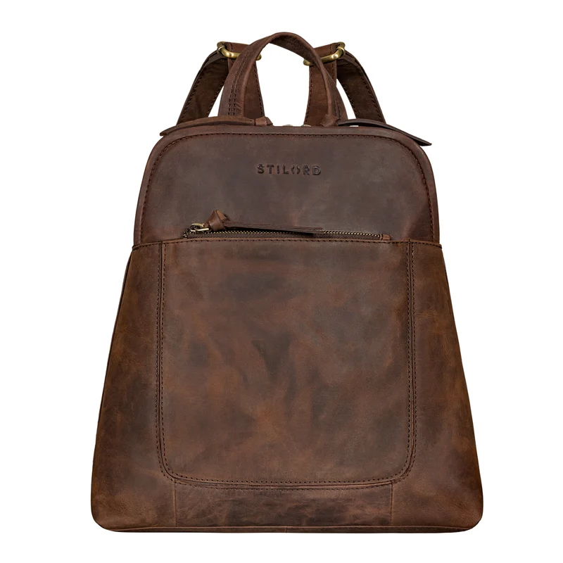 "Cathy" Frauen Rucksack Elegant Leder