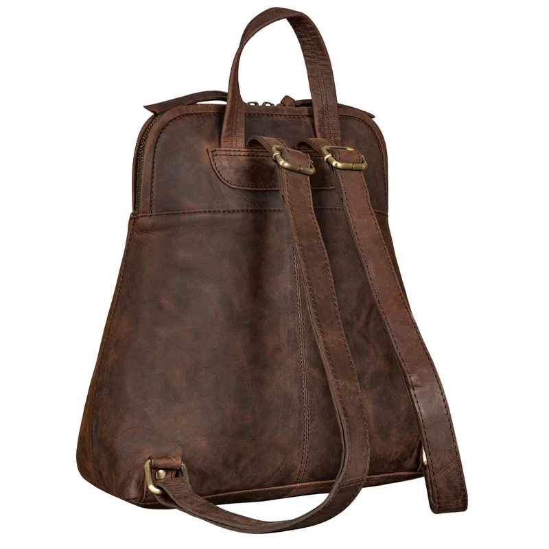 "Cathy" Frauen Rucksack Elegant Leder