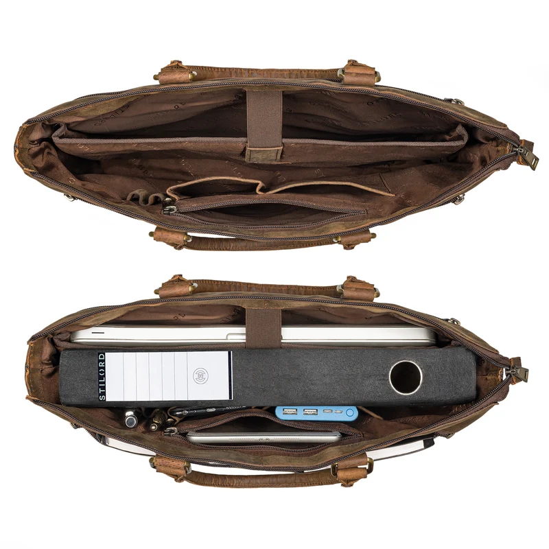 "Bailey" Business Laptoptasche Leder