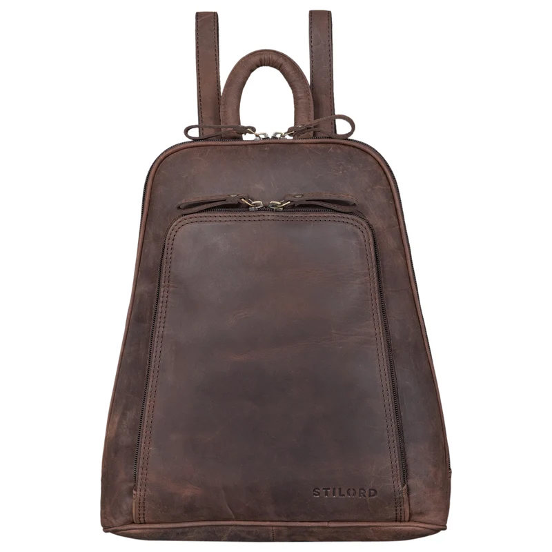 "Martha" Lederrucksack Frauen Vintage