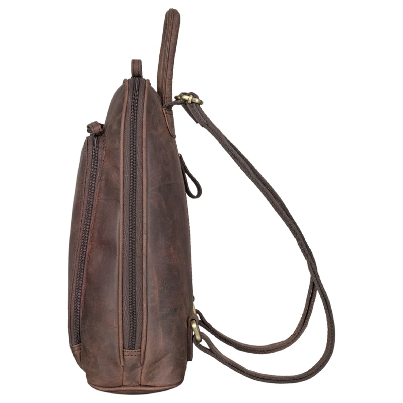 "Martha" Lederrucksack Frauen Vintage