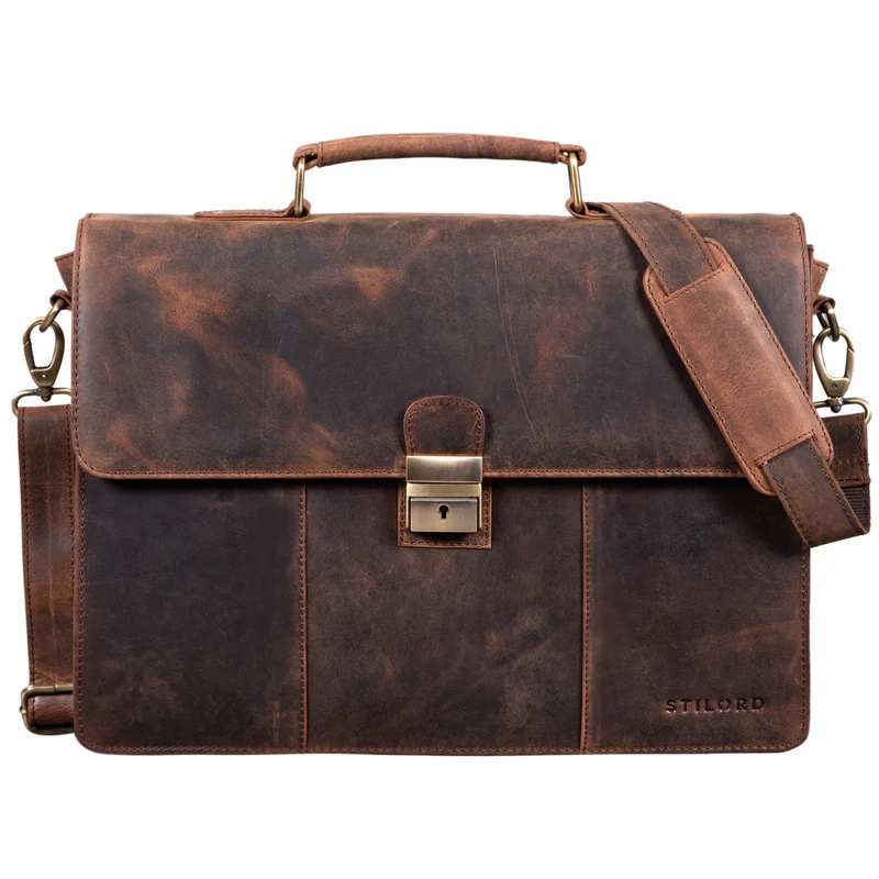 B-WARE "Ravenna" Leder Aktentasche Herren Damen