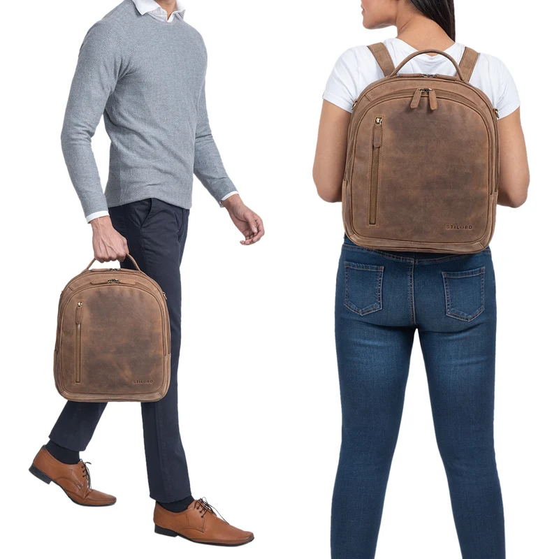 "Hayden" Rucksack 13 Zoll Leder