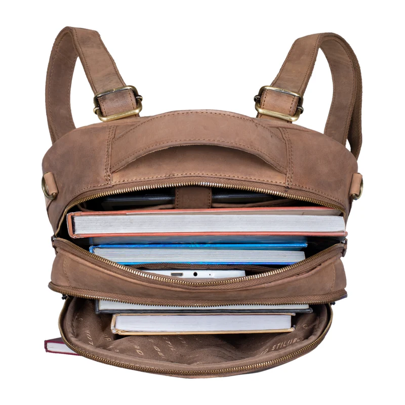 "Hayden" Rucksack 13 Zoll Leder