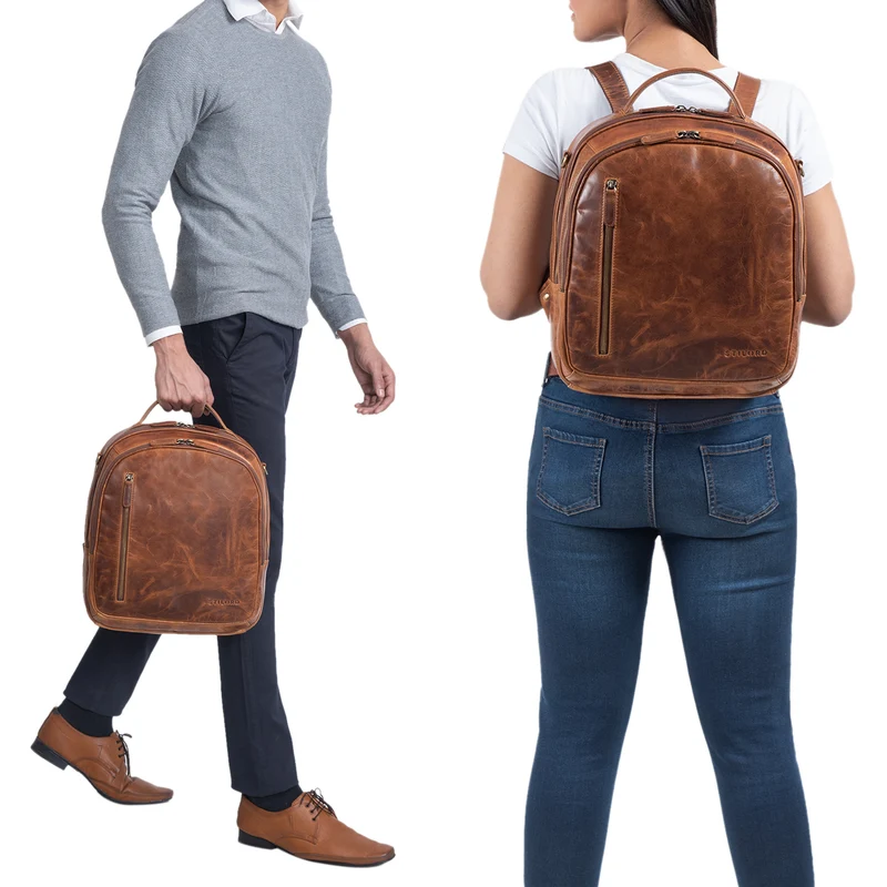 "Hayden" Rucksack 13 Zoll Leder