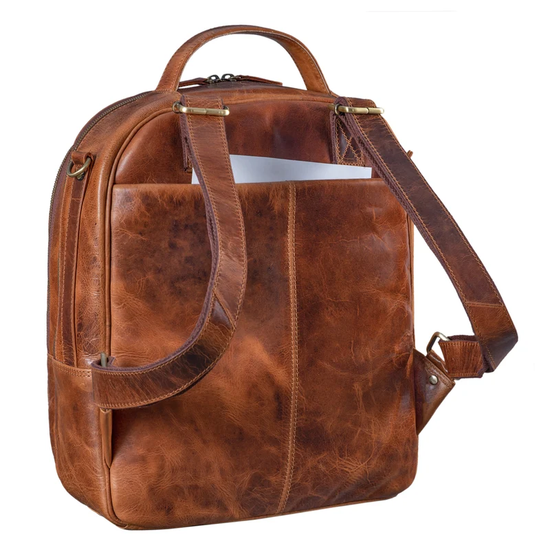 "Hayden" Rucksack 13 Zoll Leder