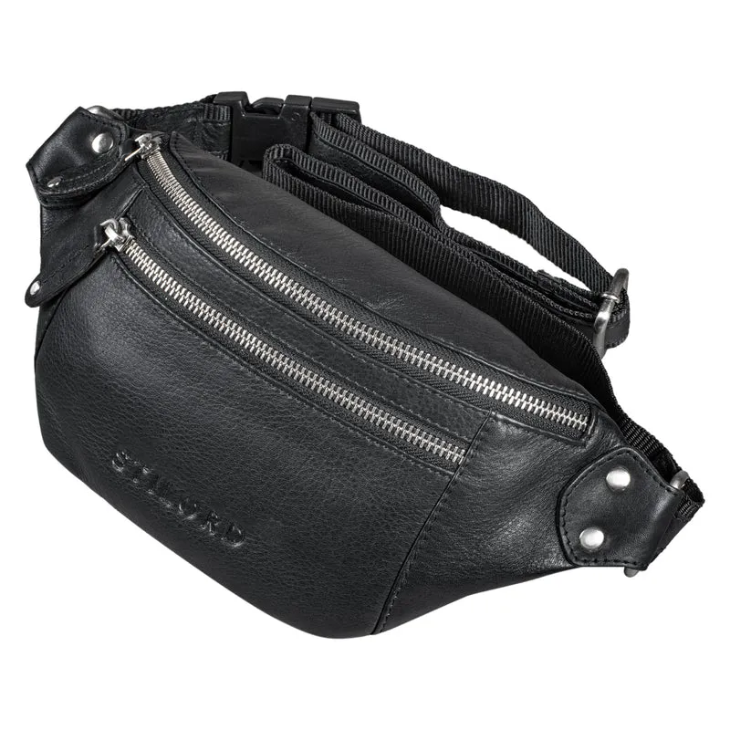 STILORD "Orson" Bauchtasche aus echtem Leder für Damen und Herren