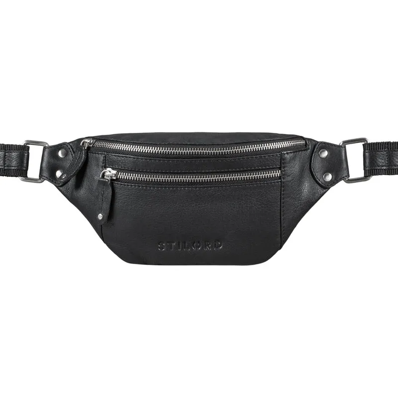 STILORD "Orson" Bauchtasche aus echtem Leder für Damen und Herren