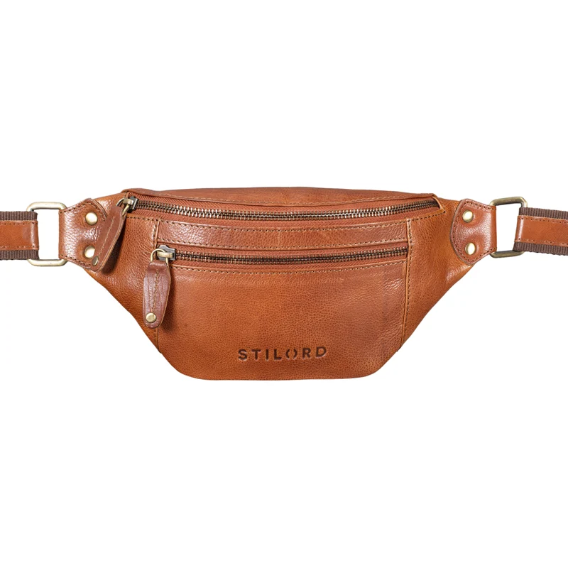 STILORD "Orson" Bauchtasche aus echtem Leder für Damen und Herren