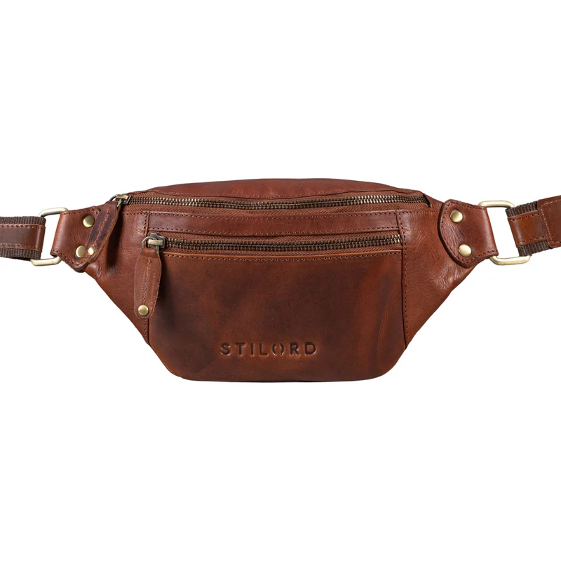 STILORD "Orson" Bauchtasche aus echtem Leder für Damen und Herren
