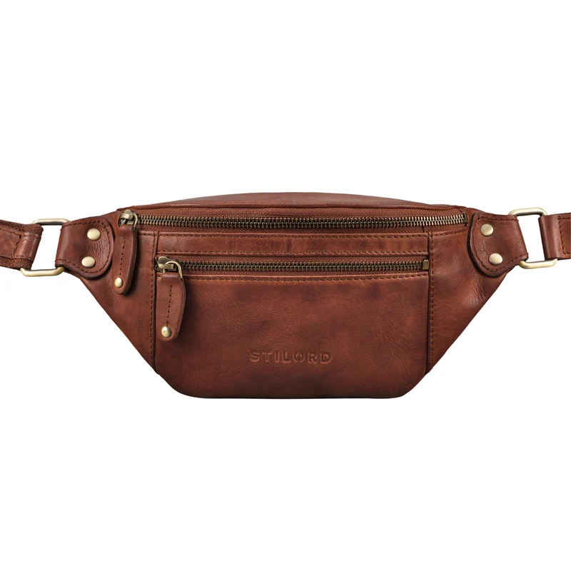 STILORD "Orson" Bauchtasche aus echtem Leder für Damen und Herren