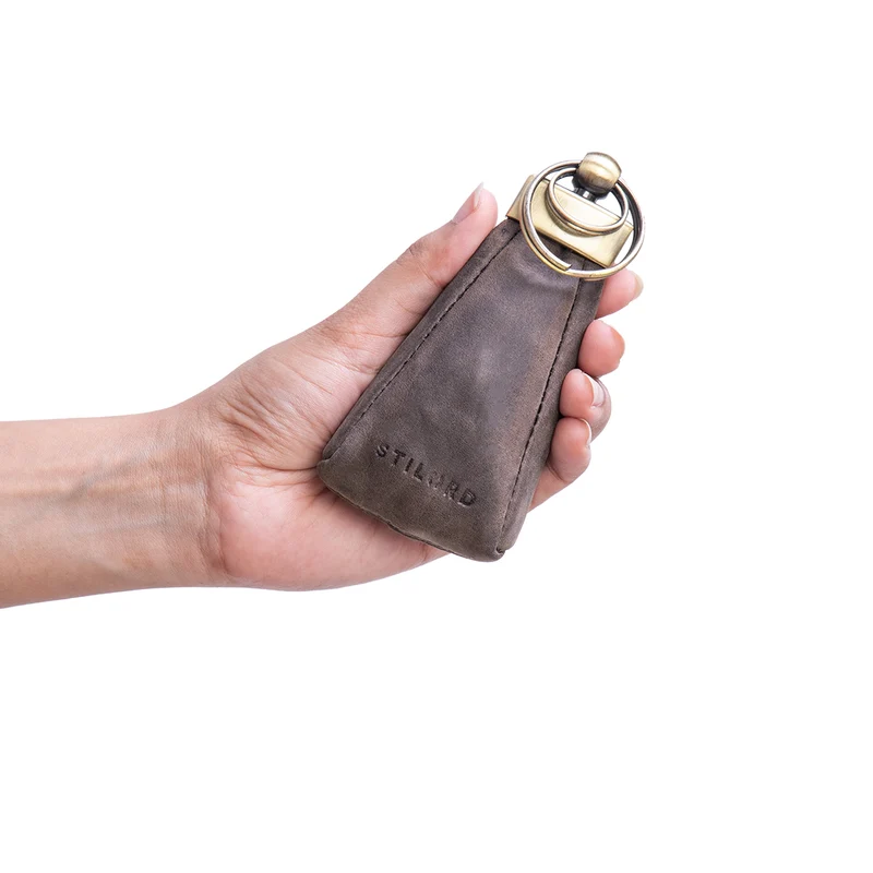 "Enno" Kleine Schlüsseltasche Leder