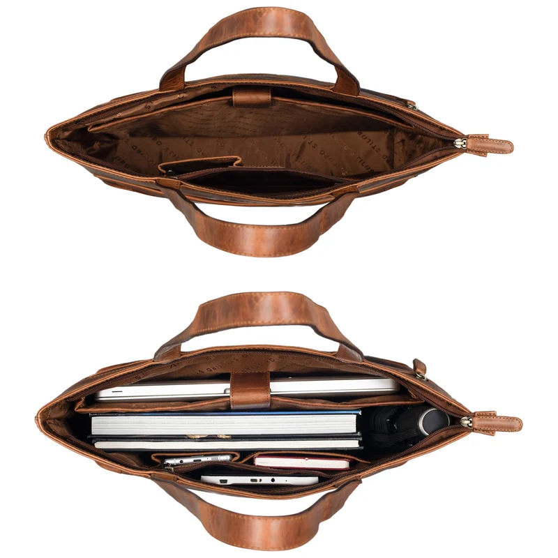 "Astrid" Shopper Handtasche Leder Damen