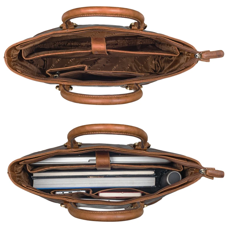 "Caroline" Business Tasche Frauen Leder
