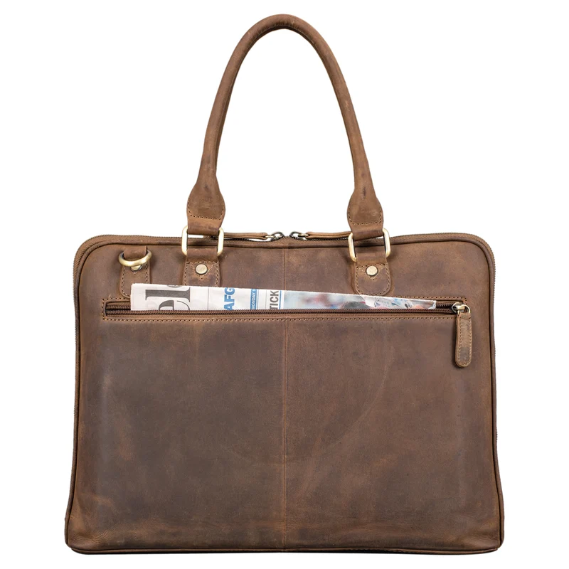 "Joanna" Laptoptasche Damen Elegant Leder