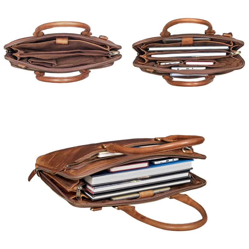 "Joanna" Laptoptasche Damen Elegant Leder