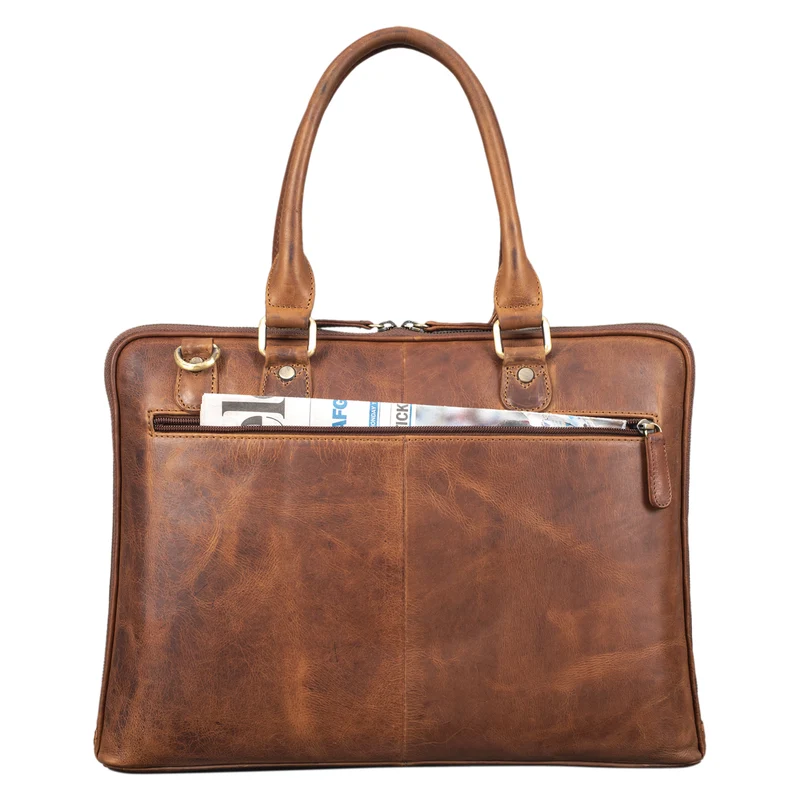 "Joanna" Laptoptasche Damen Elegant Leder