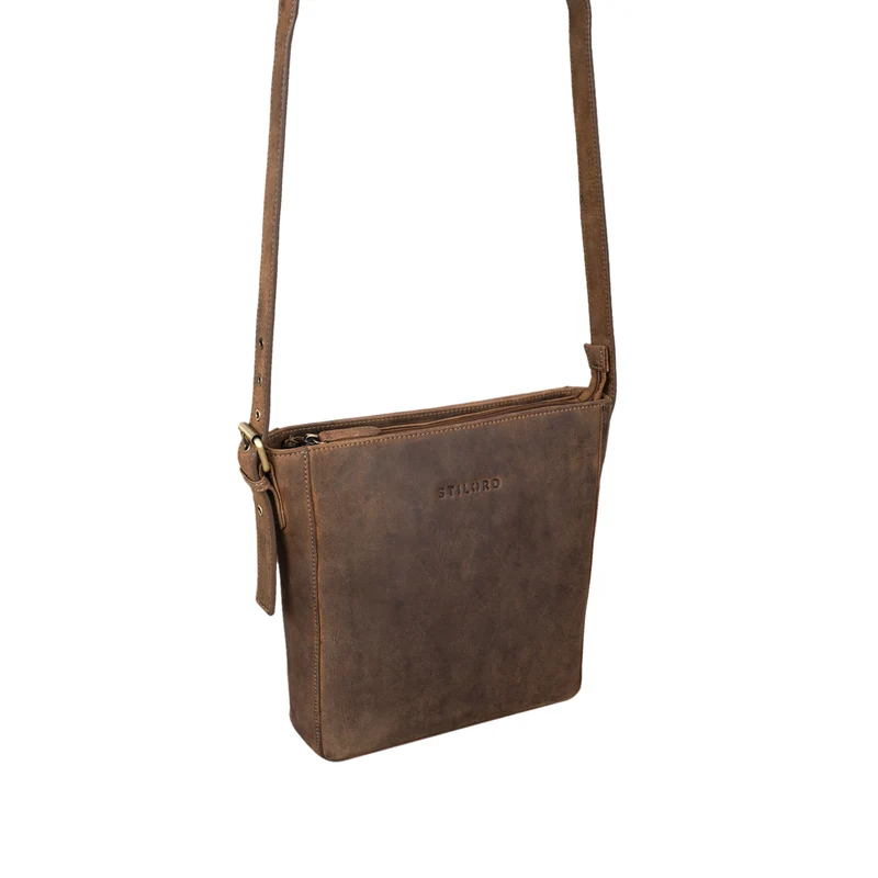 "Elaine" Ledertasche zum Umhängen Damen