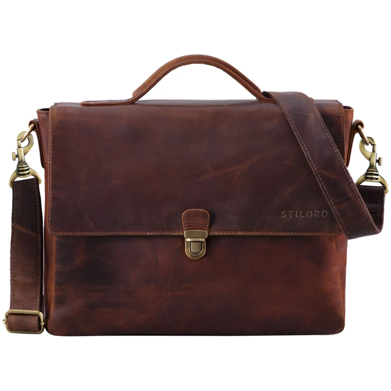 "Chase" Ledertasche Aktentasche Vintage