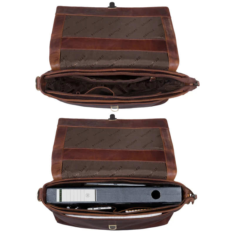 "Chase" Ledertasche Aktentasche Vintage