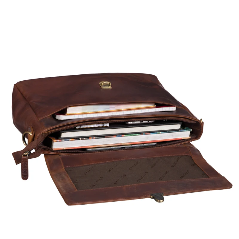 "Chase" Ledertasche Aktentasche Vintage