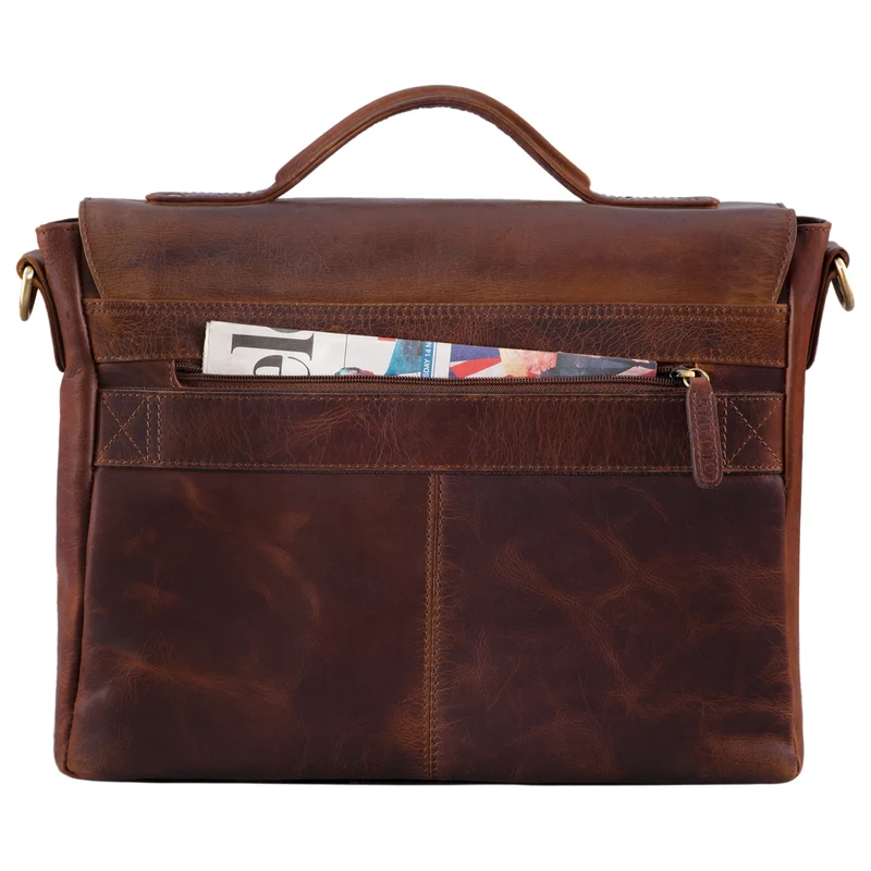 "Chase" Ledertasche Aktentasche Vintage